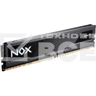 Оперативная память Apacer Nox, DDR4, 16GB (1x16 GB), 3200 MHz, CL16, радиатор, RGB, белый