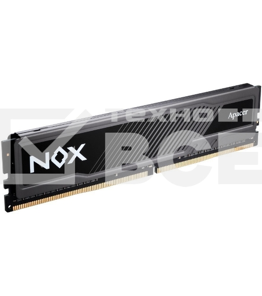 Оперативная память Apacer Nox, DDR4, 16GB (1x16 GB), 3200 MHz, CL16, радиатор, RGB, белый