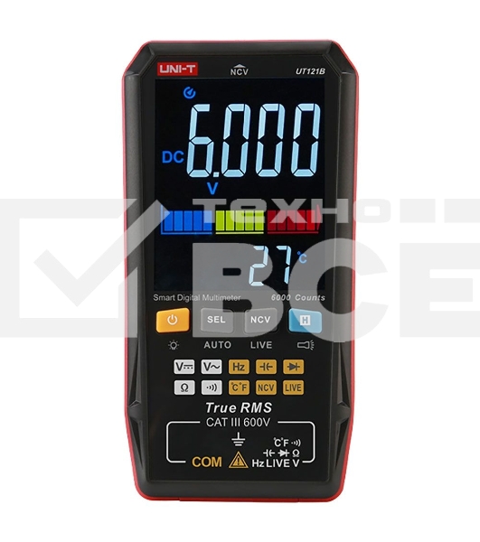 Мультиметр портативный СМАРТ UNI-T UT121B