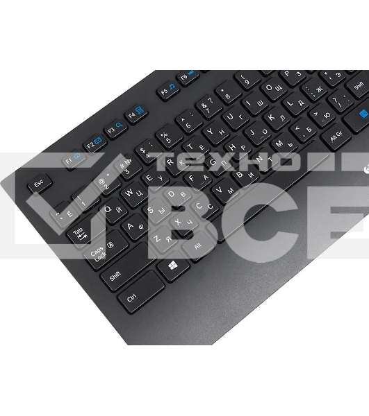 Клавиатура Logitech Keyboard K280E (920-005215) проводная USB черный