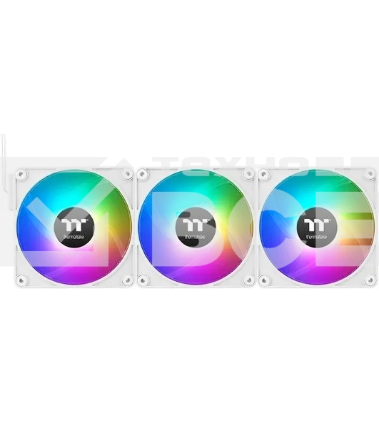Вентилятор для корпуса Thermaltake CT120 EX Sync ARGB 120х120x25 белый 4-pin 28.5дБ (упак.:3шт) (CL-F190-PL12SW-A) Ret
