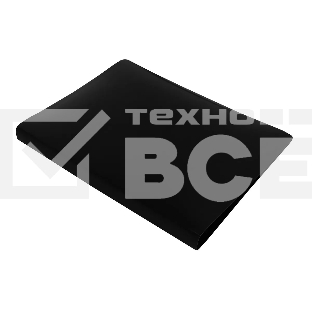 Папка метал.пруж.скоросш. Бюрократ DeLuxe DL07PBLCK A4 пластик 0.7мм кор.27мм черный