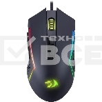 Мышь проводная Redragon Trident Lite черный, 8000 dpi, USB, кнопки - 7, фото 1