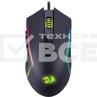 Мышь проводная Redragon Trident Lite черный, 8000 dpi, USB, кнопки - 7