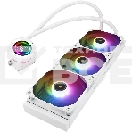 Система водяного охлаждения Thermalright Core Vision 360 ARGB Soc-AM5/AM4/1200/1700/1851 белый 4-pin 28.1dB Al LCD Ret (C-VISION-360-WH-ARGB), фото4