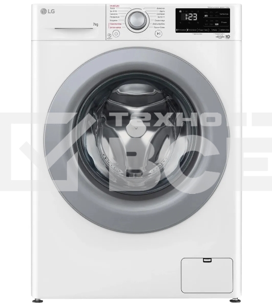 Стиральная машина LG F2V3HS4W белый, загрузка фронтальная 7 кг, 1200 об/мин., класс: A