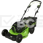 Газонокосилка самоходная, аккумуляторная Greenworks GC82LM51SP2, 82V, 51 см, бесщеточная, c 1*АКБ 5 А.ч. и ЗУ (2515907UB), фото 1
