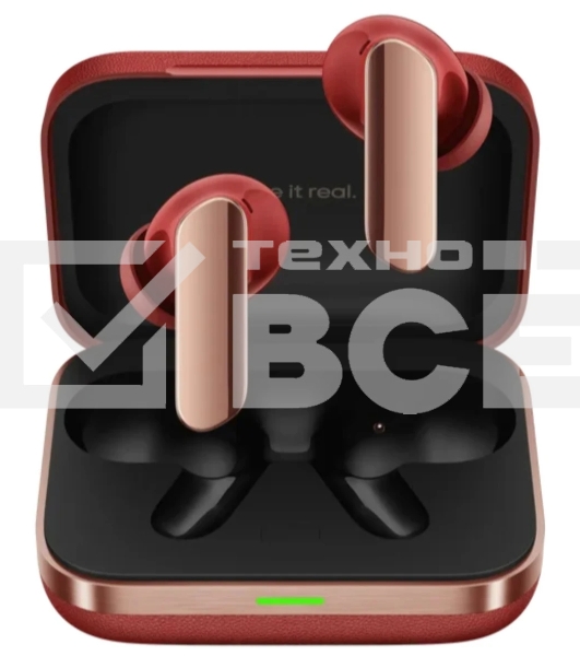 Гарнитура внутриканальные Realme Air 7 Pro (RMA2407) красный беспроводные bluetooth в ушной раковине (6941764461628)