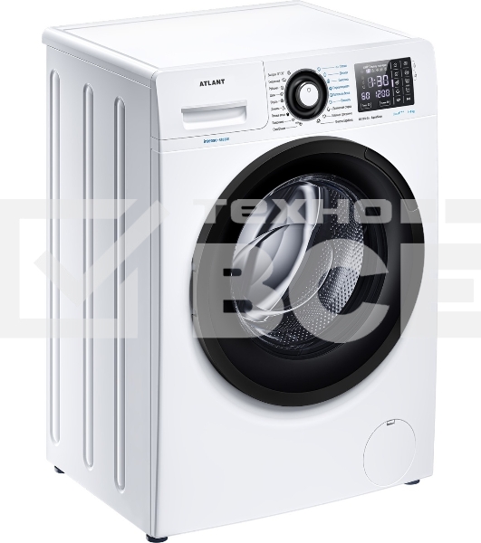 Стиральная машина Атлант СМА 80С1214-CA-02 белая, загрузка фронтальная 8кг, 1200 об/мин., класс: A