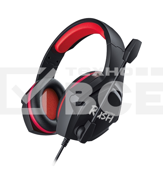 Игровая гарнитура Smartbuy (SBHG-9740) RUSH ASPID черный/красный