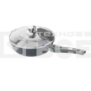 Сковорода Гранит С024701 24 см, съем. руч., крышка