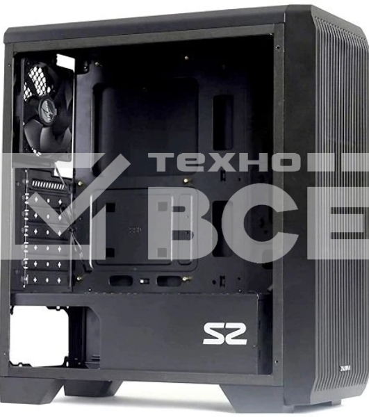 Компьютерный корпус Zalman S2 черный без БП ATX 2x120мм 2xUSB 2.0 1xUSB 3.0 audio bott PSU