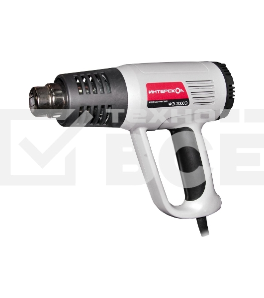 Фен технический Интерскол ФЭ-2000Э 2000Вт темп.80-600С