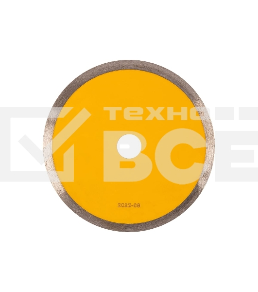 Диск алмазный сплошной Denzel супертонкий, 180 х 25,4 мм, горячее прессование, мокрое резание