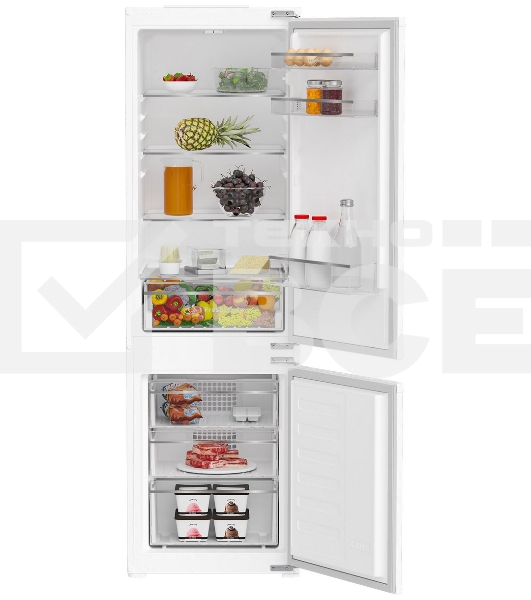 Холодильник Indesit IBD 18 белый двухкамерный 193/78л морозилка снизу