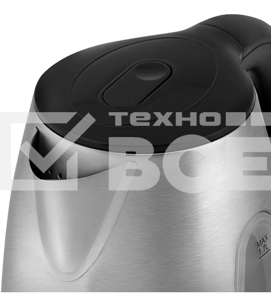 Чайник электрический Vitek VT-7039, 2200Вт, серебристый и черный