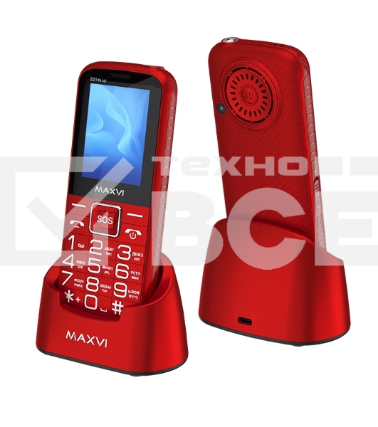Мобильный телефон Maxvi B21ds up красный