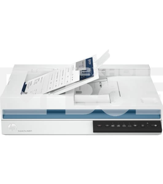 Сканер планшетный HP Scanjet Pro 2600 f1, A4, CIS, 600x600dpi, ДАПД 60 листов, ч/б 25 стр. или 50 изобр. в минуту (300dpi),цв. 25 стр/мин / 50 изобр/мин, 48 бит, 24 бит, USB 2.0 (20G05A)