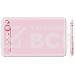 Графический планшет Parblo Intangbo X7 USB Type-C розовый, фото 1