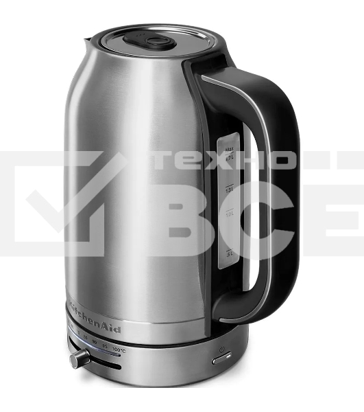 Чайник электрический KitchenAid 5KEK1701ESX стальной, 1,7 л, 2400 Вт
