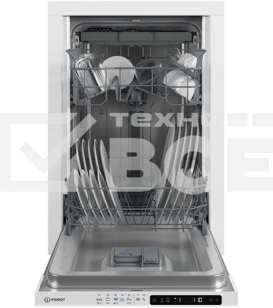 Встраиваемая посудомоечная машина Indesit DIS 2C50, белый, 44.8 см, 9 компл., 48 дБ, класс A