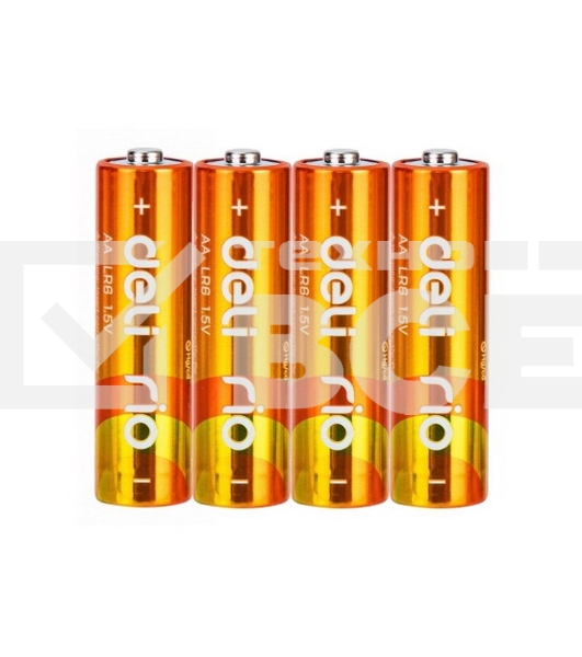 Батарейки Deli Rio E82902 AA LR6 1.5V (4шт\Pack) 
