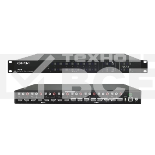 Матричный коммутатор Infobit iMatrix H88AM HDMI 4K60, 8х8, 3840x2160/60 Гц; 8 цифровых аудиовыхода SPDIF, 8 аудиовыхода Toslink с поддержкой Audio Matrix/Downscaling/AOC