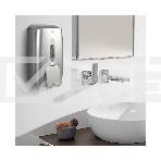 Дозатор для жидкого мыла пластик Puff-8120S хром 0,8 л, фото2