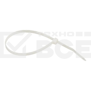 Хомут кабельный 4.8х400 нейл. бел. (уп. 100 шт) EKF plc-c-4.8x400