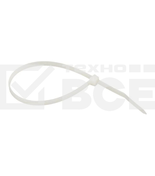 Хомут кабельный 4.8х400 нейл. бел. (уп. 100 шт) EKF plc-c-4.8x400