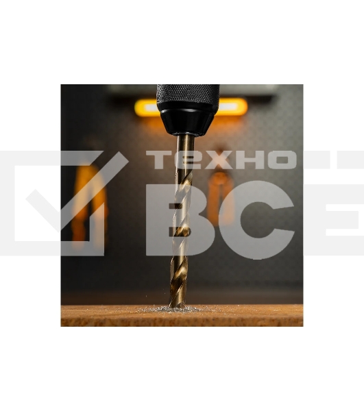 Сверло по металлу Denzel 12 мм, HSS Co-8%