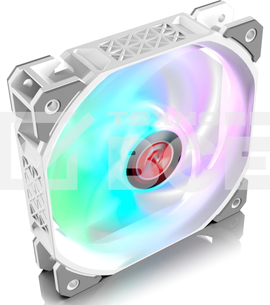 Вентилятор для корпуса Case Cooler Raijintek AGERAS 12 ARGb-1 (120x120x25мм, 4-pin PWM, 67.38CFM, 33dBA, 2200RPM, белый)