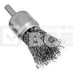 Набор щеток для дрели Denzel 1 Плоская 50 мм, 2 Чашки 25-50 мм, шпилька, нерж. вит. проволока, фото6