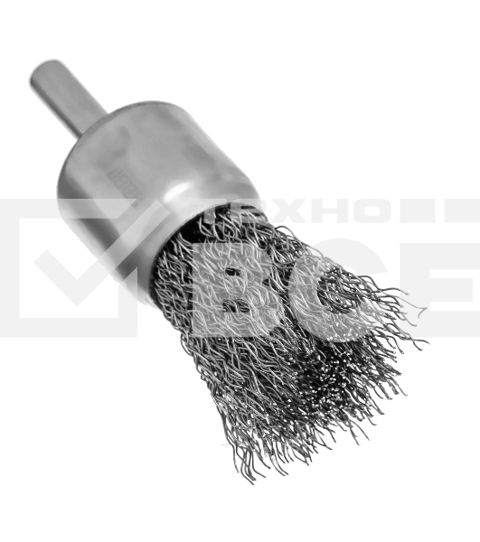 Набор щеток для дрели Denzel 1 Плоская 50 мм, 2 Чашки 25-50 мм, шпилька, нерж. вит. проволока