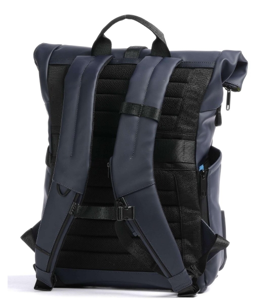Рюкзак мужской Piquadro Corner 2.0 CA6291C2OW/BLU роллтоп синий ткань