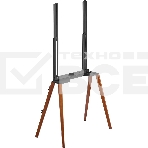 Подставка для телевизора Cactus CS-ST3644BKWN черный/орех, 43'-65' макс. 40 кг, напольный, фото 1