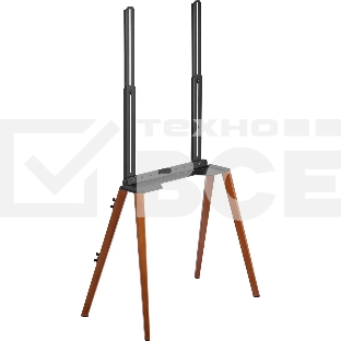 Подставка для телевизора Cactus CS-ST3644BKWN черный/орех, 43'-65' макс. 40 кг, напольный