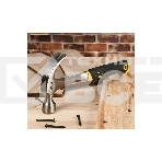 Молоток-гвоздодер Deli DL5072 450 гр, цельнокованный, прорезиненныя рукоять, фото2