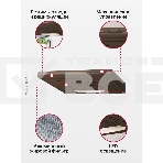 Вытяжка козырьковая Hansa OSC6111BH коричневый, 60 см, 200 куб. м/ч, 52 дБ, фото5