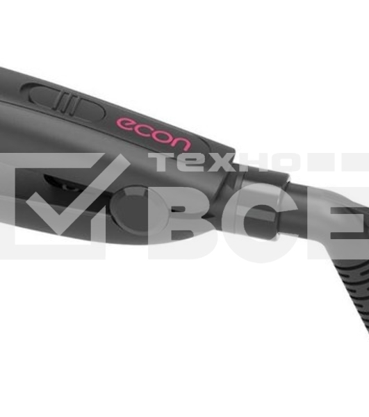 Выпрямитель для волос ECON ECO-BH021S черный/розовый, 25 мм, 200 °C, 1 режим