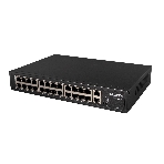 Коммутатор Falcon Eye FE-24FPG2, 24×100 Мбит/с PoE + 2×1 Гбит/с, неуправляемый, фото 1