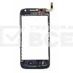 Сенсорное стекло (тачскрин) для Huawei Ascend G302D, черное, фото2