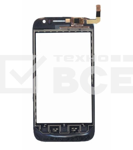 Сенсорное стекло (тачскрин) для Huawei Ascend G302D, черное