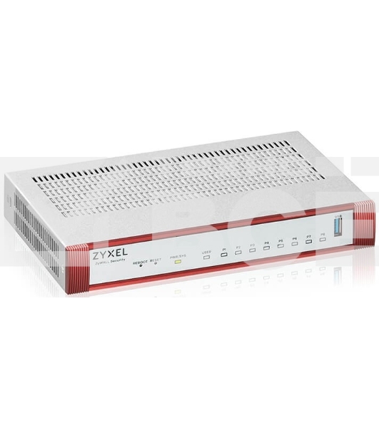 Межсетевой экран Zyxel USG FLEX 100H, 8xRJ-45: 1G (LAN/WAN), 1xUSB3.0 **