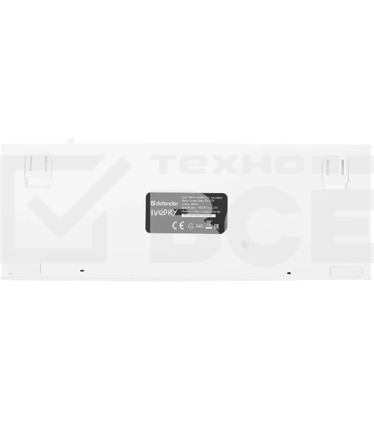 Клавиатура Defender IVORY GK-579 проводная USB белая