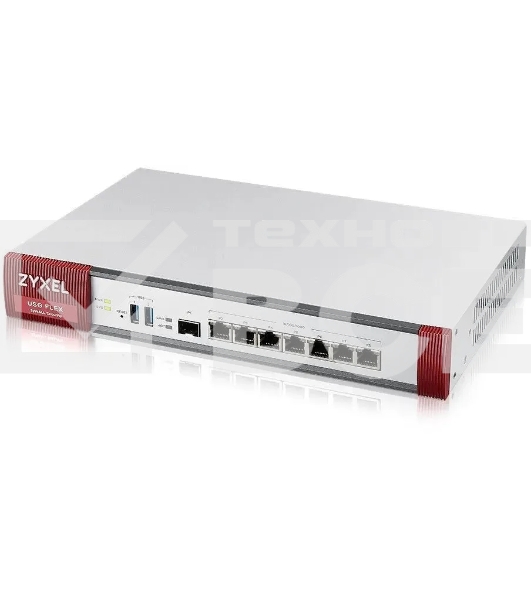 Межсетевой экран и Wi-Fi контроллер Zyxel USG FLEX 500 с подпиской Gold на 1 год (AS, AV, CF, IDP/DPI, Sandboxing, SecuReporter, Secure Wi-Fi, 72 AP), Rack, 7 конфигурируемых (LAN/WAN) портов GE, 1xSF