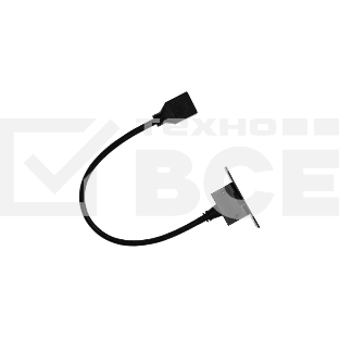 Модуль-переходник [WRTS-MDP] Wize Wize mini Display Port для врезного лючка в стол