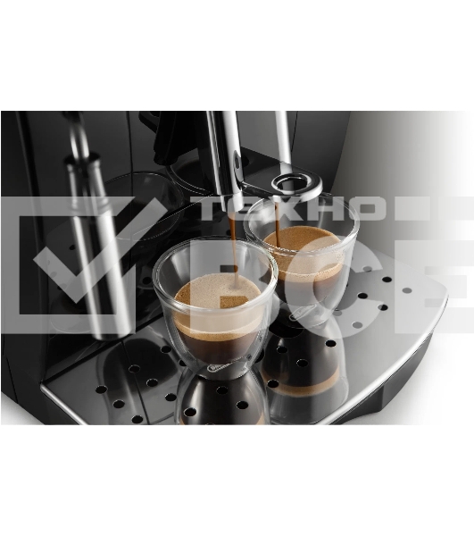 Кофемашина автоматическая DeLonghi ECAM 22.114B черный, исп. кофе - молотый/зерновой, 1.8 л, 1450 Вт, 15 бар