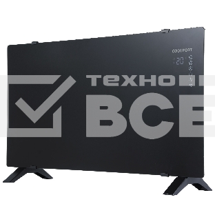 Конвектор Coolfort CF-3940 черный, 2000 Вт, 20 м2, термостат, дисплей, WiFi