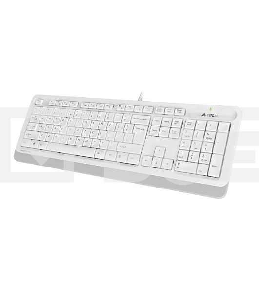 Клавиатура A4Tech Fstyler FK10 проводная, USB, белый/серый